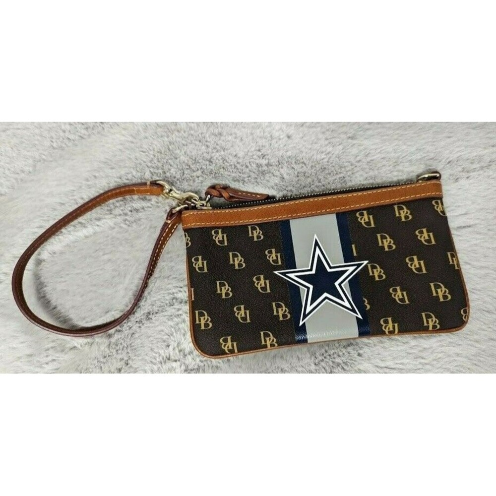 Dooney and & Bourke Dallas Cowboys Wristlet Cowboys Star NFL